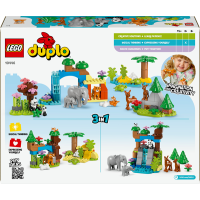 Конструктор LEGO DUPLO Town Сімейства диких тварин 3-в-1, 92 деталі (10446)