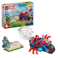 Конструктор LEGO Spidey Павук на мотоциклі проти Носорога 61 Деталь ( 11206 ) Конструктор LEGO Spidey Павук на мотоциклі проти Носорога 61 Деталь ( 11206 )