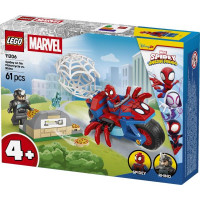 Конструктор LEGO Spidey Павук на мотоциклі проти Носорога 61 Деталь ( 11206 ) Конструктор LEGO Spidey Павук на мотоциклі проти Носорога 61 Деталь ( 11206 )