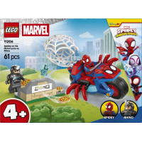 Конструктор LEGO Spidey Павук на мотоциклі проти Носорога 61 Деталь ( 11206 ) Конструктор LEGO Spidey Павук на мотоциклі проти Носорога 61 Деталь ( 11206 )