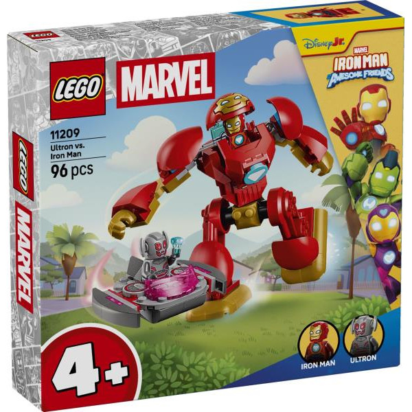 Конструктор LEGO® Marvel Залізна Людина та її неймовірні друзі Альтрон проти Залізної Людини, 96 деталей (11209) Конструктор LEGO® Marvel Залізна Людина та її неймовірні друзі Альтрон проти Залізної Людини, 96 деталей (11209)