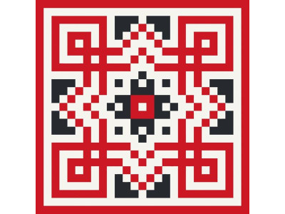 Картина за номерами ArtCraft Український орнамент 30х30 см (13040-AC)