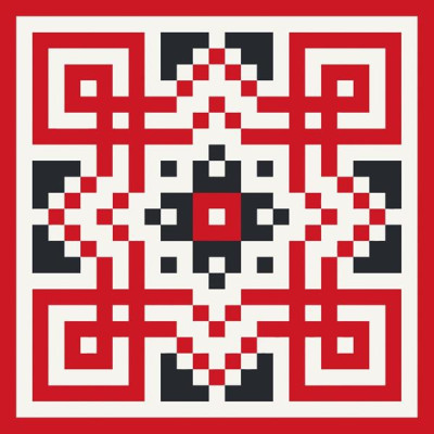 Картина за номерами ArtCraft Український орнамент 30х30 см (13040-AC)