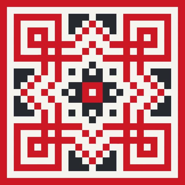 Картина за номерами ArtCraft Український орнамент 30х30 см (13040-AC)