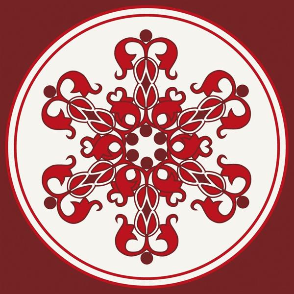 Картина за номерами ArtCraft Круглий орнамент 30х30 см (13043-AC)