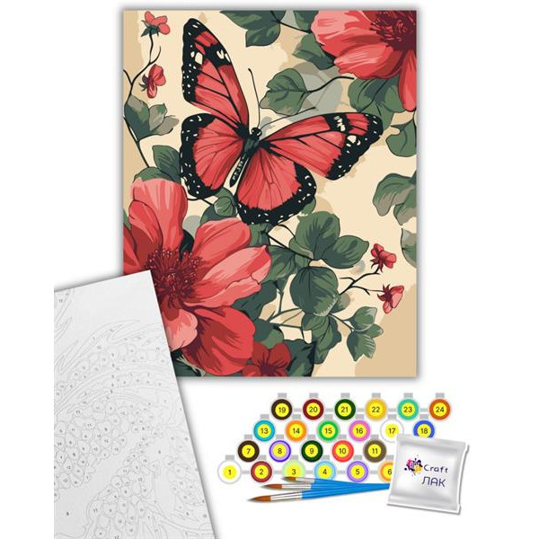 Картина за номерами ArtCraft З квітки на квітку 40х50 см (13150-AC)