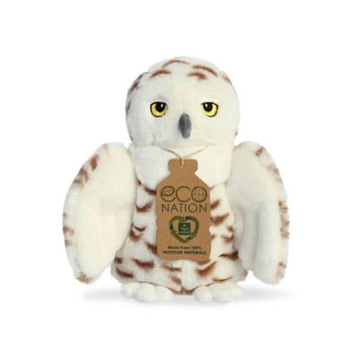 М'яка іграшка Aurora Eco Nation Снігова сова 20 см (200116A)