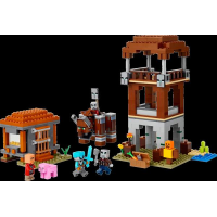 Конструктор LEGO Minecraft Аванпост розбійників і спустошувач 665 деталей (21278)