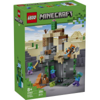 Конструктор LEGO Minecraft Підземелля зомбі 284 Деталі (21587)