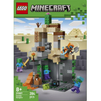 Конструктор LEGO Minecraft Підземелля зомбі 284 Деталі (21587)