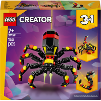 Конструктор LEGO Creator Дикі тварини: дивовижний павук 153 деталі (31159)