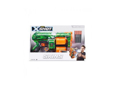 Швидкострільний бластер X-Shot Skins Dread Camo 12 патронів (36517D)