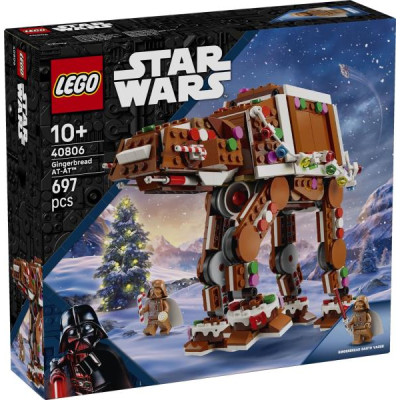 Конструктор LEGO® Star Wars™ Пряниковий крокохід AT-AT™, різдвяний набір (40806)