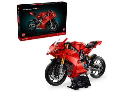 Конструктор LEGO Technic Мотоцикл Ducati Panigale V4 S 1603 деталі (42202)
