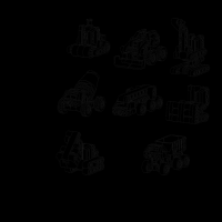 Конструктор LEGO® Technic Потужні машини (42233)