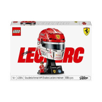 Конструктор LEGO® Editions Шолом Шарля Леклера з команди Scuderia Ferrari HP, 886 деталей (43014)