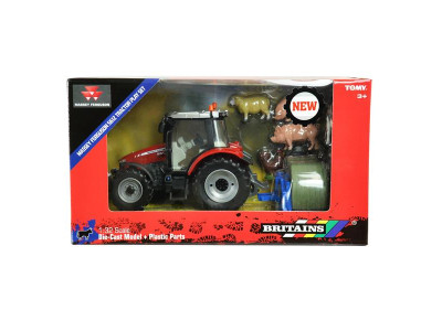 Набір Britains Модель трактора Massey Ferguson 5612 з вилами та фігурками 1:32 (43205)