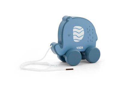 Дерев'яна каталка PolarB Слоник (44004)