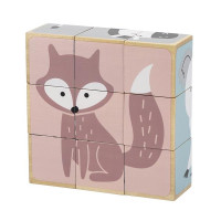 Дерев'яні кубики PolarB Звірята (44024) Дерев'яні кубики PolarB Звірята (44024)