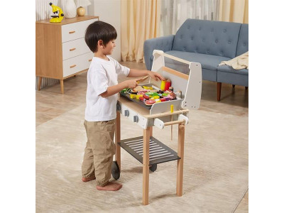 Дитячий гриль Viga Toys Барбекю з продуктами (44656)
