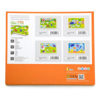 Деревяний пазл Viga Toys Звірята 24 ел. (50198)