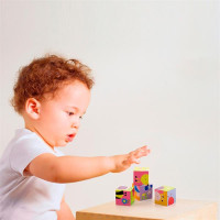 Дерев'яні кубики-пазл Viga Toys Фермерські звірята (50835) Дерев'яні кубики-пазл Viga Toys Фермерські звірята (50835)