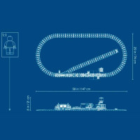 Конструктор LEGO City Вантажний поїзд 1226 деталей (60198)Ніжки стільчика для годування University 18 см 4 шт. (60404) Конструктор LEGO City Вантажний поїзд 1226 деталей (60198)Ніжки стільчика для годування University 18 см 4 шт. (60404)
