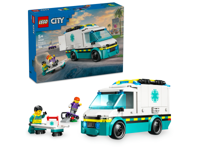 Конструктор LEGO City Швидка допомога 184 деталі (60451)