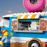 Конструктор LEGO City Вантажівка з пончиками 196 деталей (60452) Конструктор LEGO City Вантажівка з пончиками 196 деталей (60452)