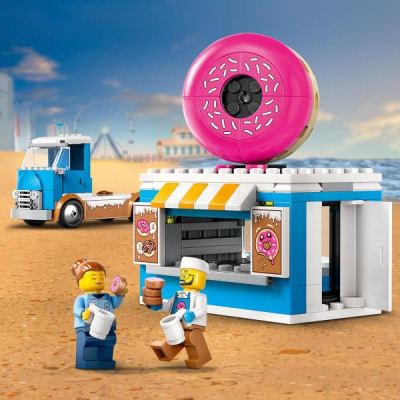 Конструктор LEGO City Вантажівка з пончиками 196 деталей (60452)