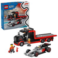 Конструктор LEGO® City Вантажівка для демонстрації F1® із перегоновим автомобілем Audi F1® 508 деталей (60493)