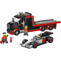 Конструктор LEGO® City Вантажівка для демонстрації F1® із перегоновим автомобілем Audi F1® 508 деталей (60493)