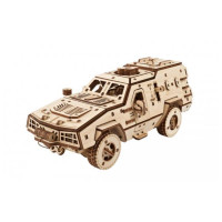 Дерев'яний механічний 3D конструктор Ugears Бойова машина Дозор-Б (70190)