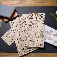 Дерев'яний механічний 3D конструктор Ugears Бойова машина Дозор-Б (70190)