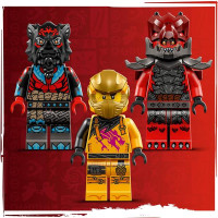 Конструктор LEGO NINJAGO Суперштормовий реактивний літак Рас та Арін 510 деталей (71833)