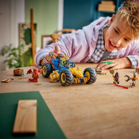 Конструктор LEGO Ninjago Автомобіль-трансформер Джея 387 Деталей (71856)