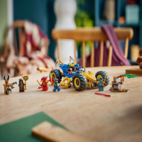 Конструктор LEGO Ninjago Автомобіль-трансформер Джея 387 Деталей (71856)