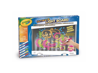 Дошка для малювання Crayola Kits з підсвічуванням та фломастерами (74-7504-M) Дошка для малювання Crayola Kits з підсвічуванням та фломастерами (74-7504-M)
