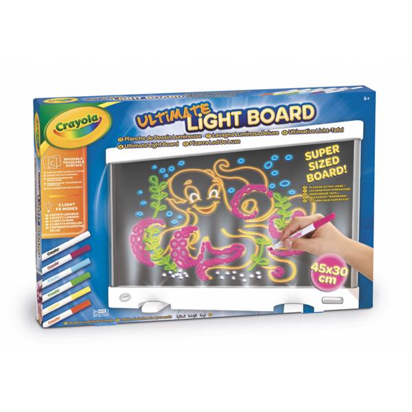 Дошка для малювання Crayola Kits з підсвічуванням та фломастерами (74-7504-M)