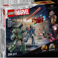 Конструктор LEGO Super Heroes Залізна людина та Бойова Машина проти Хаммер Дронів 204 деталі (76320) Конструктор LEGO Super Heroes Залізна людина та Бойова Машина проти Хаммер Дронів 204 деталі (76320)