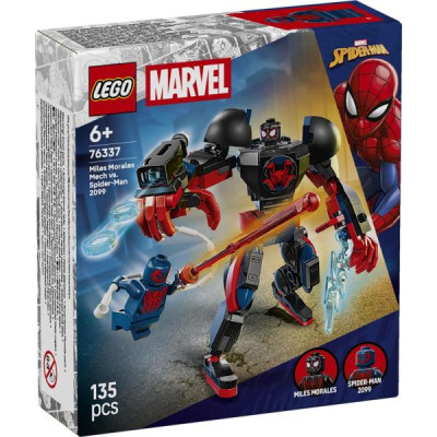 Конструктор LEGO Super Heroes Marvel Робот Майлза Моралеза vs Людина-павук 2099 135 Деталей (76337)