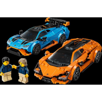 Конструктор LEGO Speed Champions Lamborghini Revuelto і Huracan STO 607 деталей (77238)
