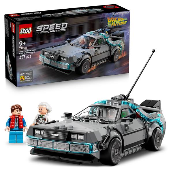 Конструктор LEGO Speed Champions Часоворот із фільму «Назад у майбутнє» 357 Деталей (77256)
