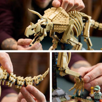 Конструктор LEGO® Jurassic World Скам'янілості динозаврів: трицератопс, 1154 деталей (77985) Конструктор LEGO® Jurassic World Скам'янілості динозаврів: трицератопс, 1154 деталей (77985)
