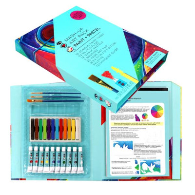 Набір для творчості I heart art Пастель-колаж з аквареллю, восковою крейдою і папером для малювання (8008)