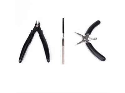 Набір інструментів для складання моделей Metal Time Pro Cutters Toolkit кусачки, плоскогубці та надфіль (CTRS-3)