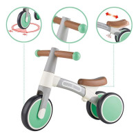 Біговел Hape Перша поїздка триколісний 7" світло-зелений (E0104)