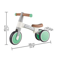 Біговел Hape Перша поїздка триколісний 7" світло-зелений (E0104)