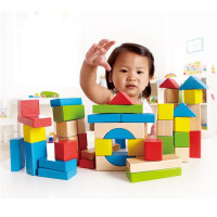 Набір дерев'яних блоків Hape кольорові (E0409) Набір дерев'яних блоків Hape кольорові (E0409)