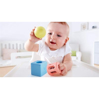 Набір брязкалець Hape Геометричні фігури 3 в 1 (E0454)